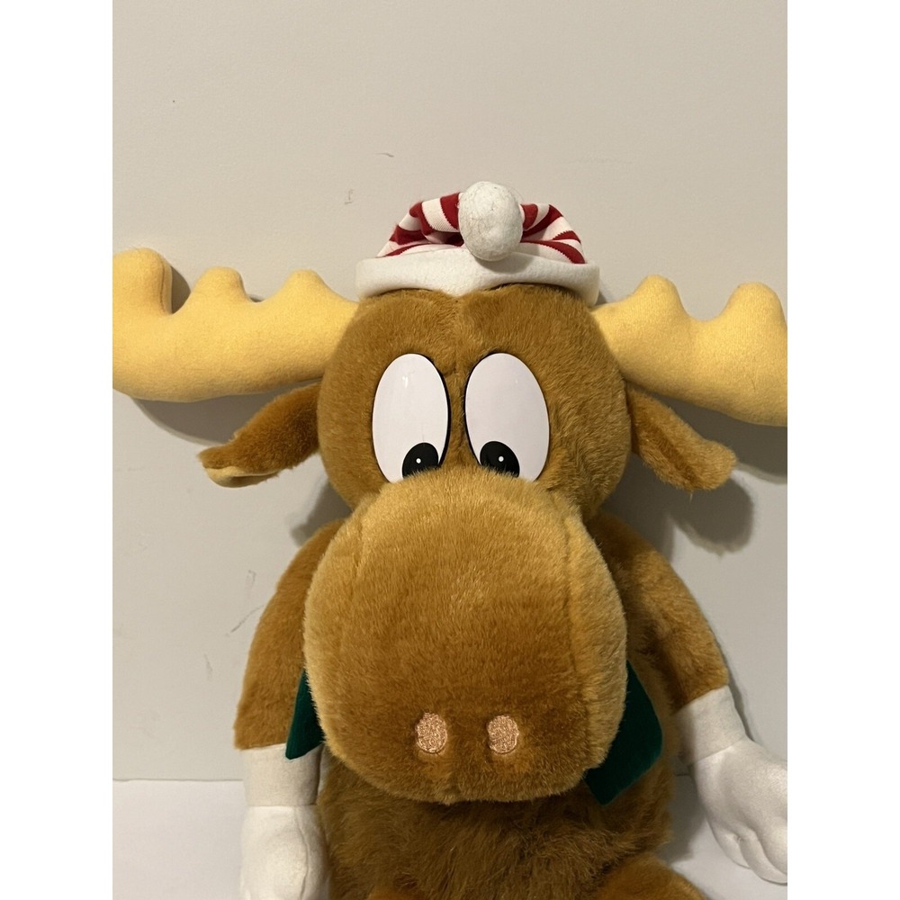 Bullwinkle Macys Christmas Holiday 1996 Rocky Plush Stuffed Toy  Vintage 24" - Picture 3 of 11